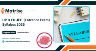 upb.ed jee 2026 entrance exam syllabus