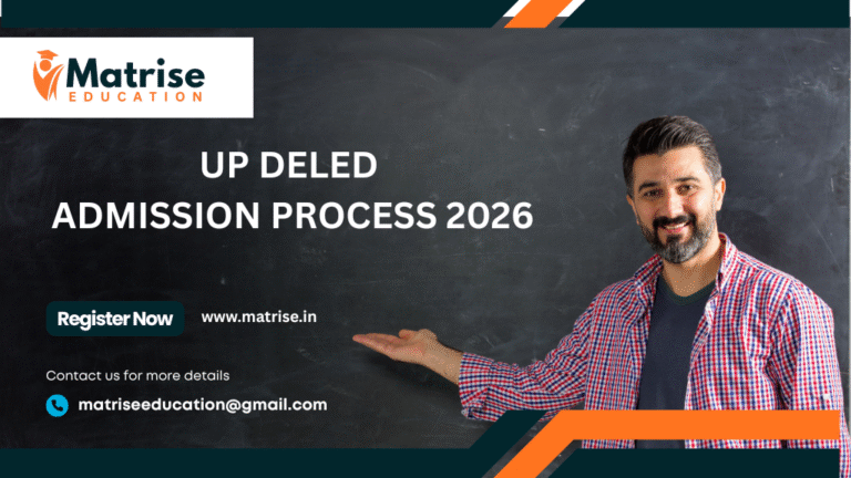 UP D.El.Ed Admission Process 2026