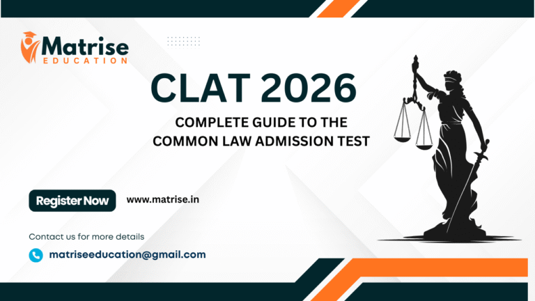 CLAT 2026 Exam Guide – Eligibility, Dates, Syllabus, and Preparation Tips for Law Aspirants.