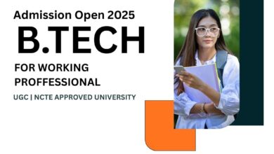 AICTE Approved B.Tech for Working Professionals in India