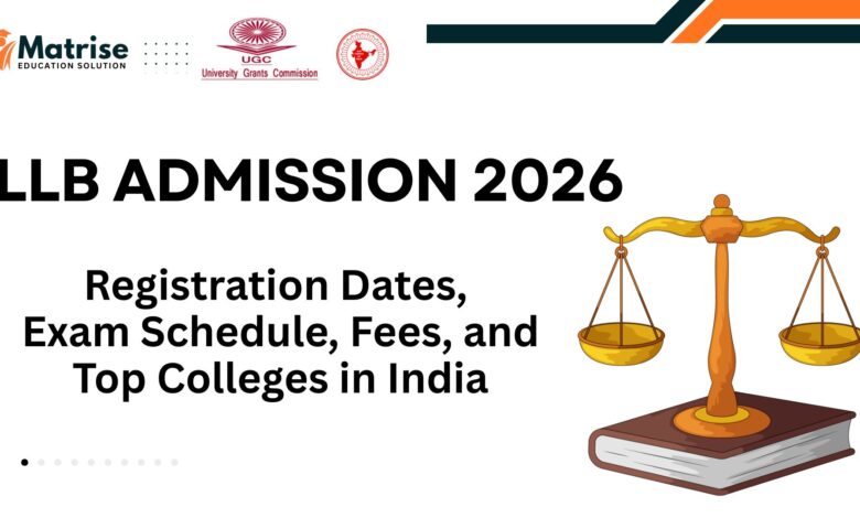 LLB Admission 2026 Registration Dates, Exam Schedule, Fees, and Top Colleges in India