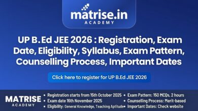 UP B.Ed JEE 2026