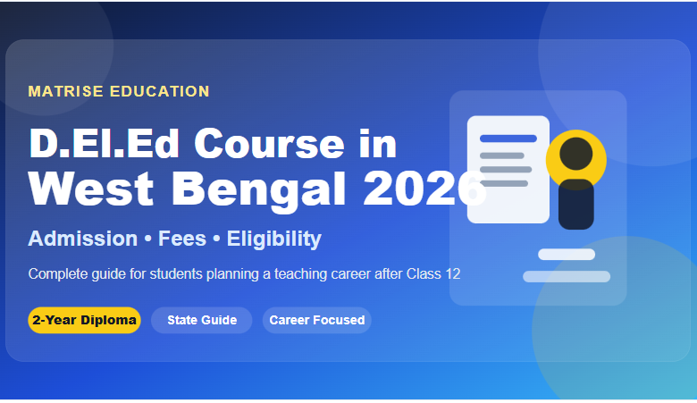 D.El.Ed Course in West Bengal