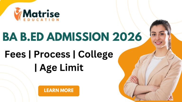 BA B.ED ADMISSION 2026