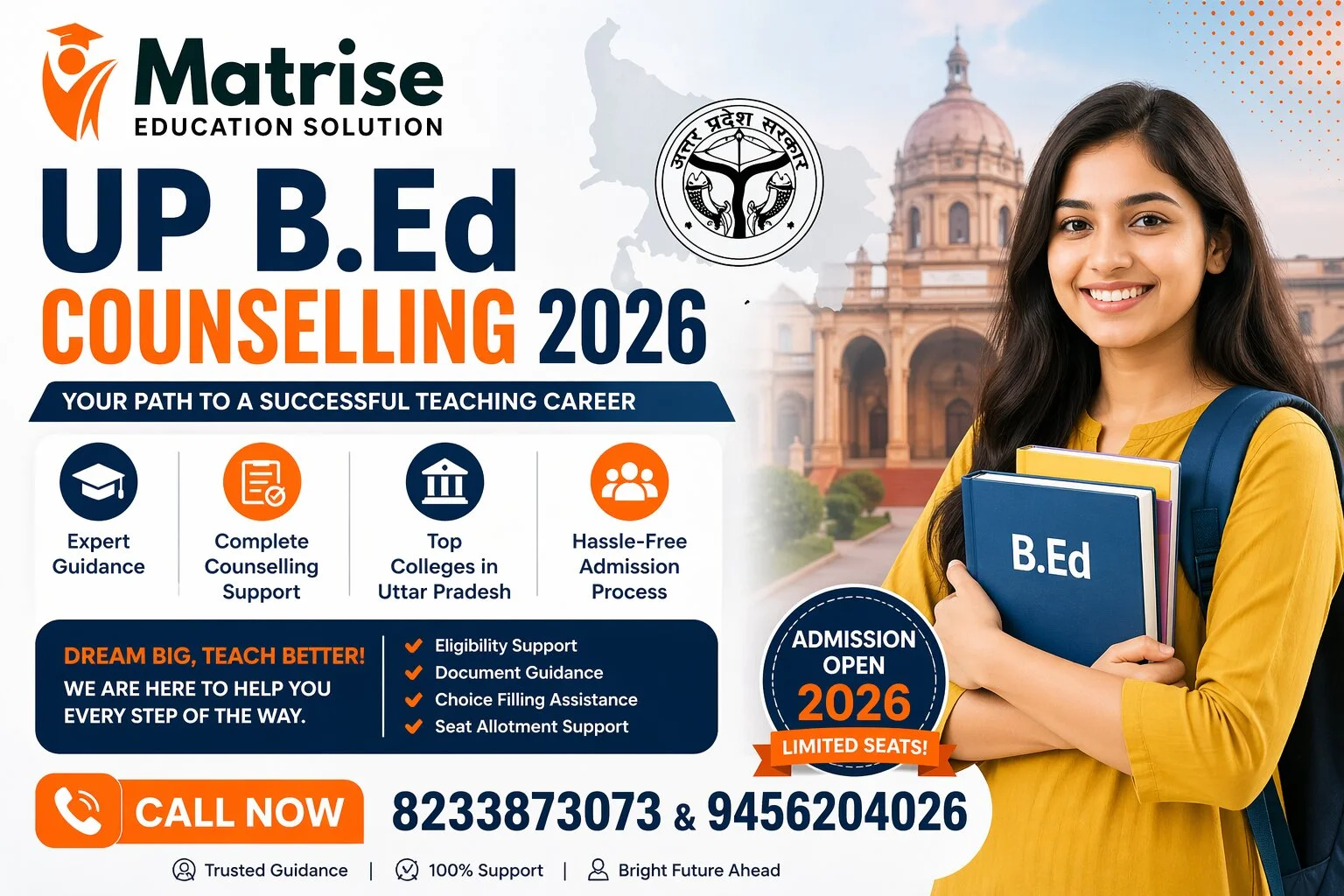 UP B.Ed Counselling 2026: Registration Starts 30 July