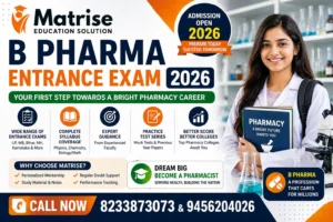 B Pharma Entrance Exam 2026 Date, Fees, Admission Process & Document