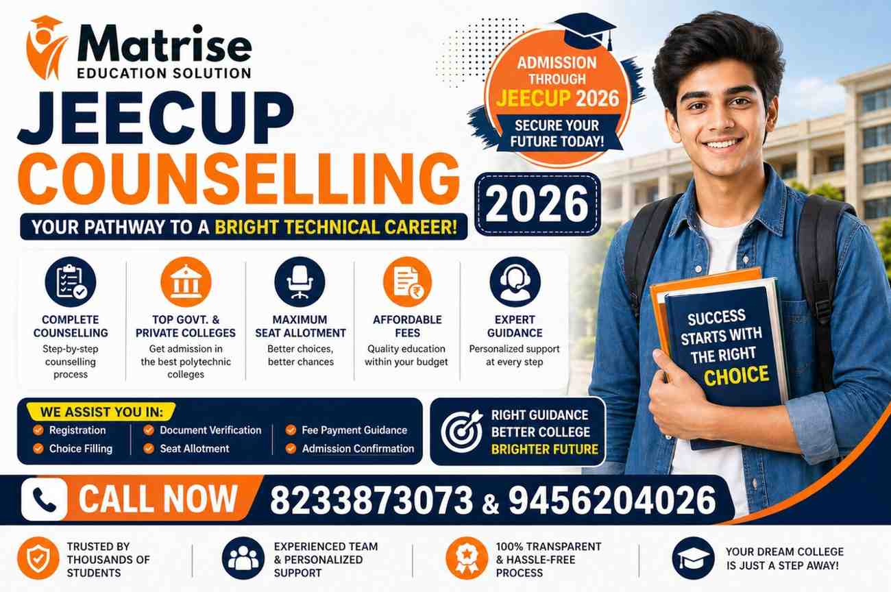 JEECUP Counselling 2026: Fees, Dates, Documents & Process