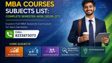 MBA Courses Subjects List: Complete Semester-Wise (2026–27)