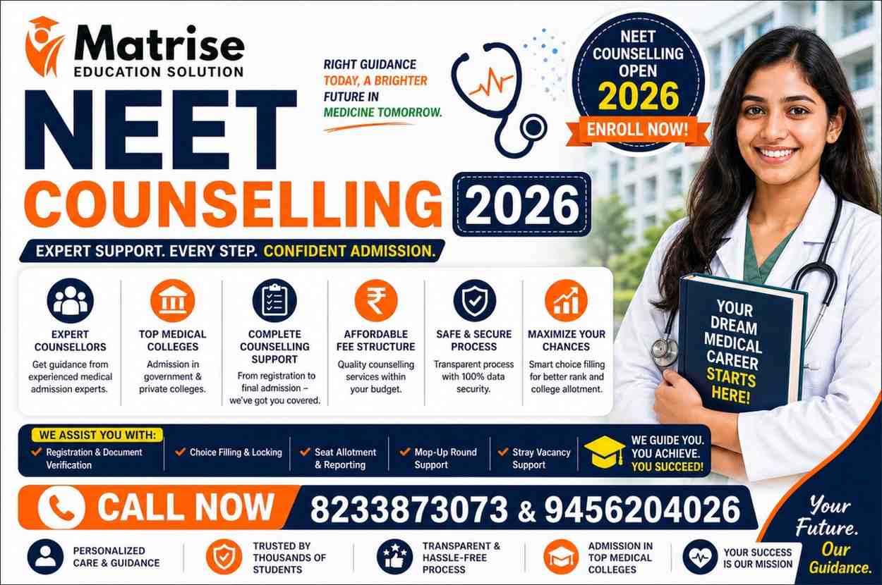 UP NEET UG Counselling 2026: Registration, Dates, Seat Allotment & Complete Process