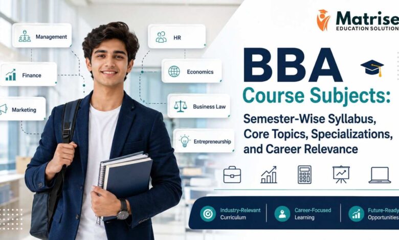BBA Course Subjects